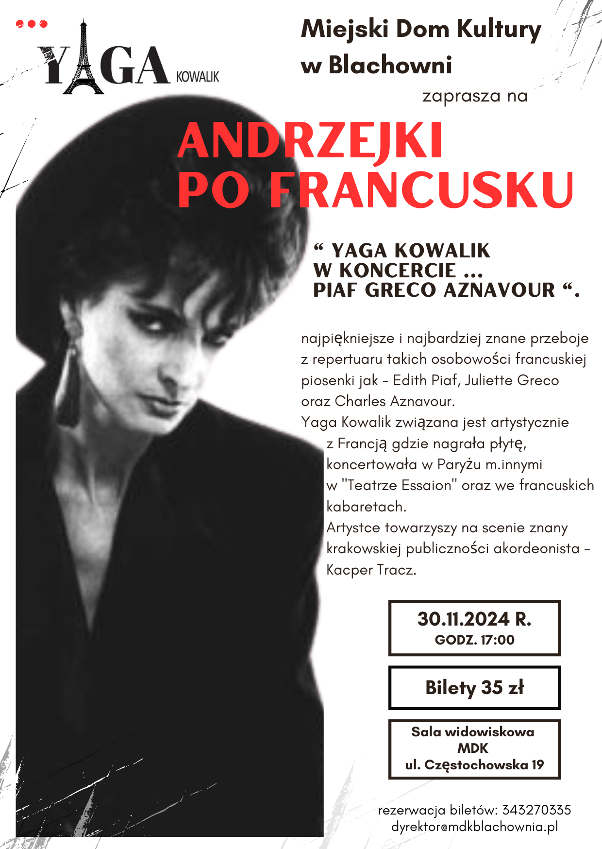 koncert andrzejki po francusku
