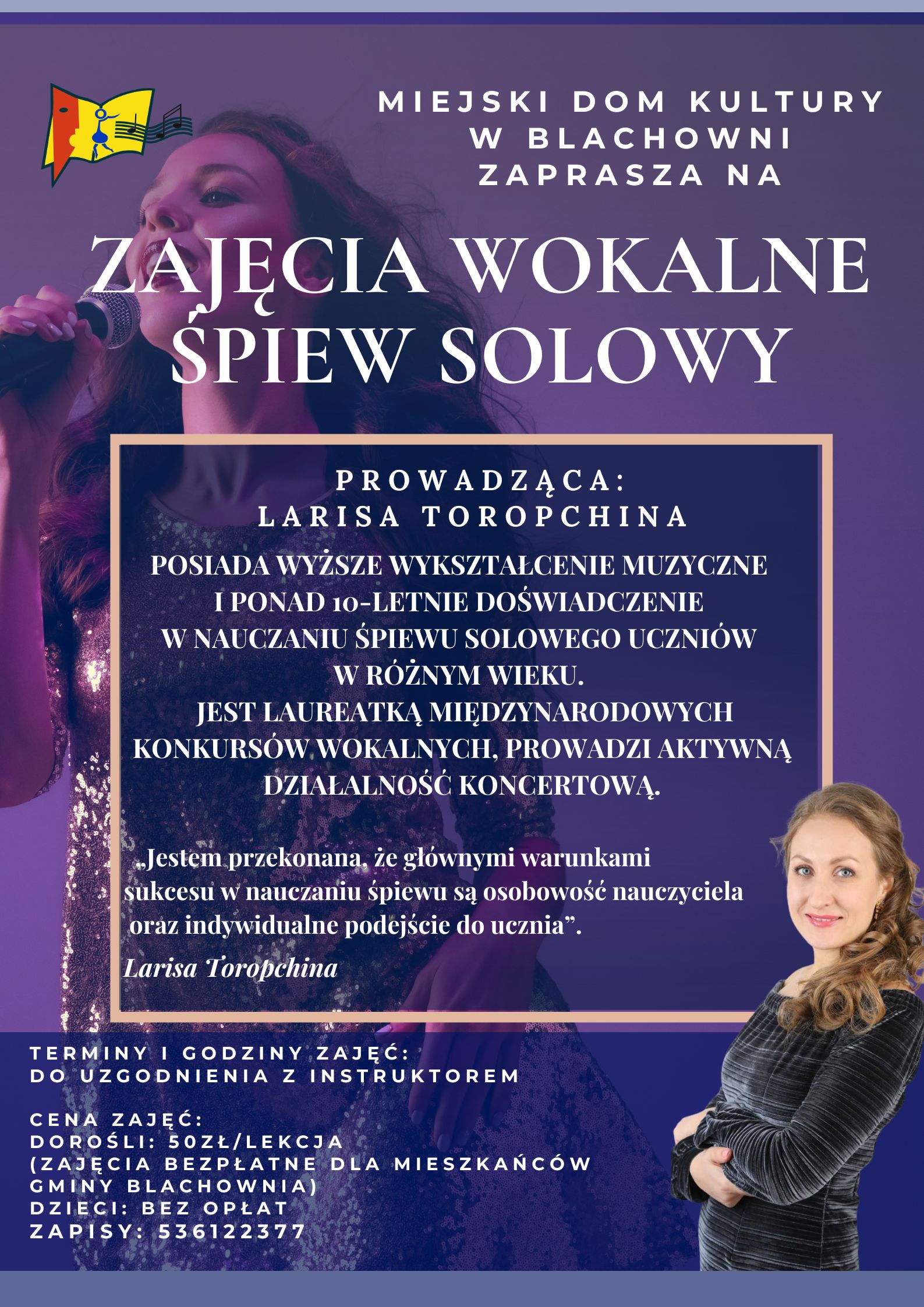 zajęcia śpiewu
